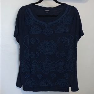 Lucky Brand Embroidered Top